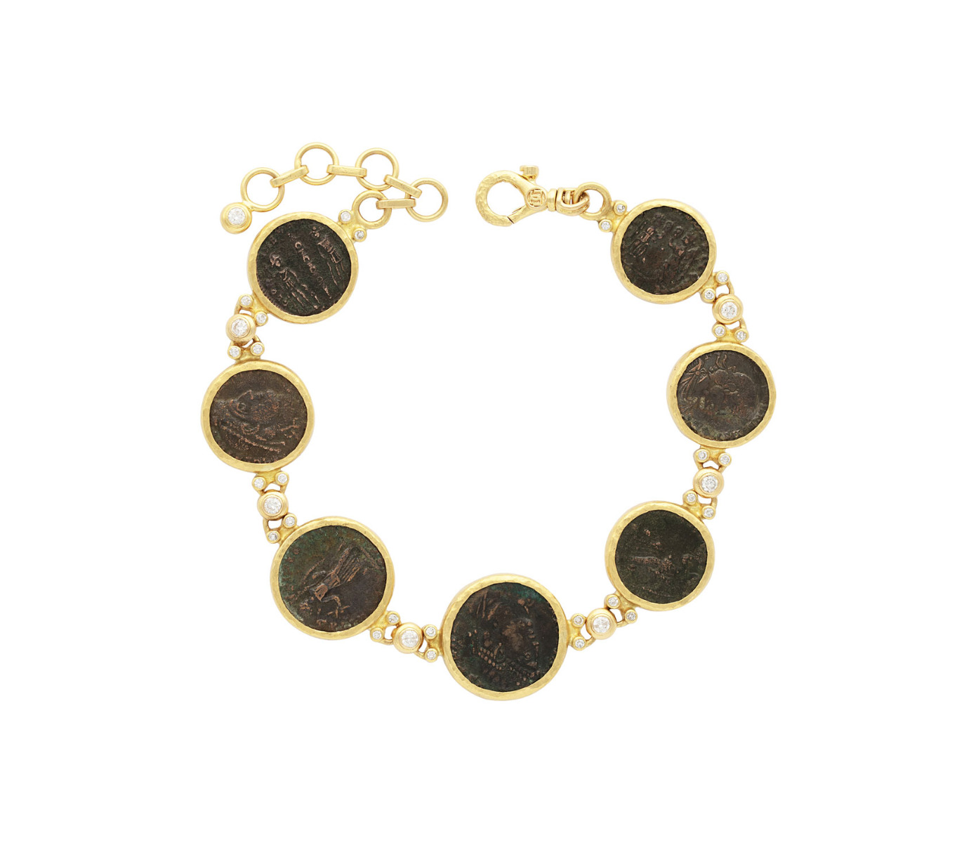 Gurhan Antiquities All Around Single-Strand Coin Bracelet