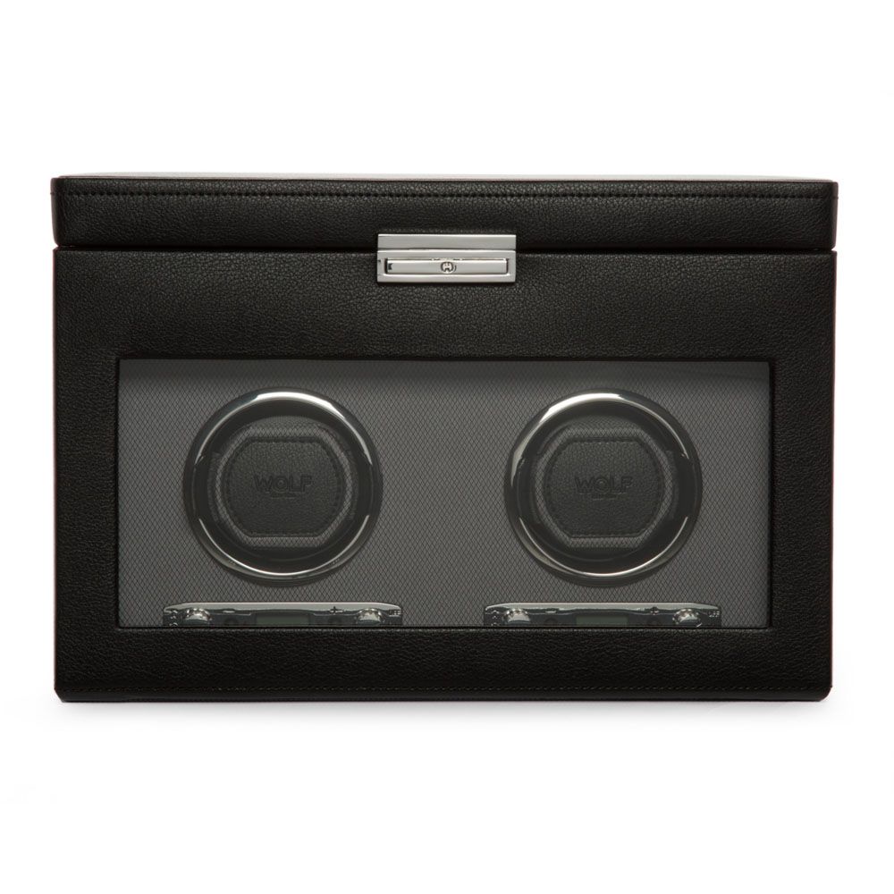 Wolf 1834 Double Watch Winder With Storage
