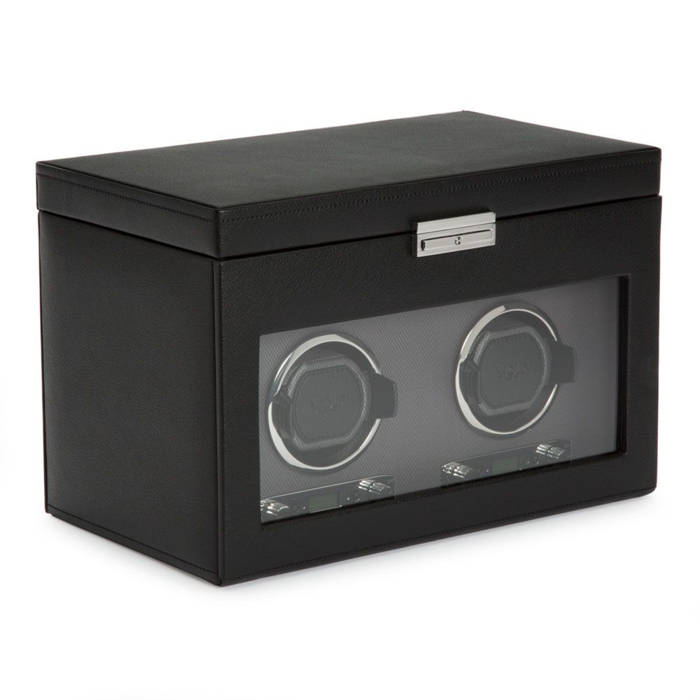 Double Watch Winder With Storage