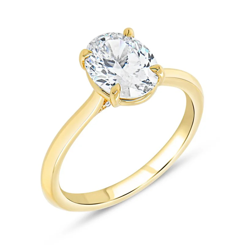 Louis Anthony Jewelers "Timeless" Diamond Engagement Ring in 18K Yellow Gold (6.5)