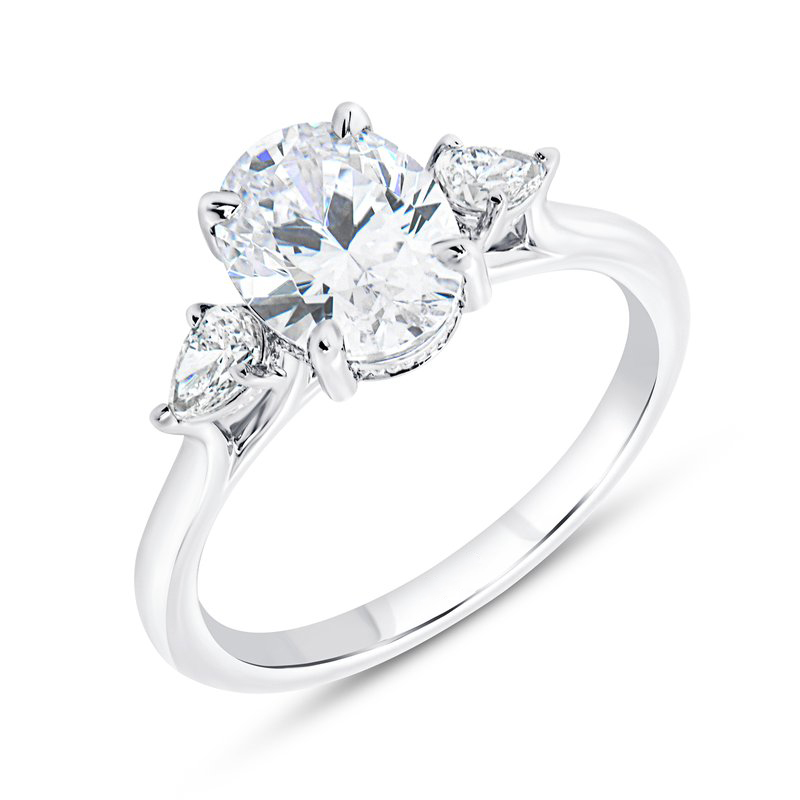 Louis Anthony Jewelers "Timeless" Diamond Engagement Ring in 18K White Gold