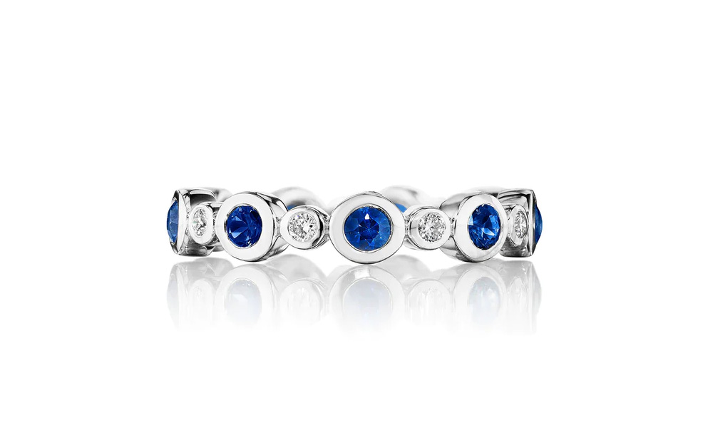 Penny Preville Blue Sapphire Aura Ring in 18kt White Gold (7)