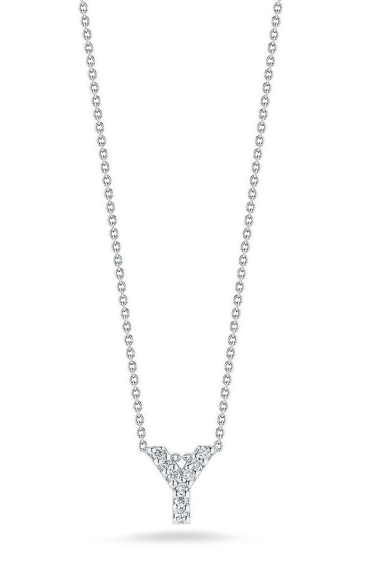 "Tiny Treasures" Love Letter Y in Diamonds