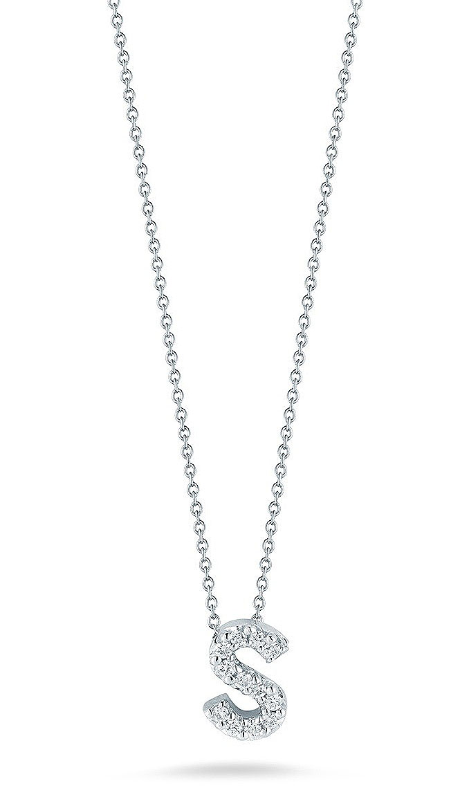 "Tiny Treasures" Love Letter S in Diamonds