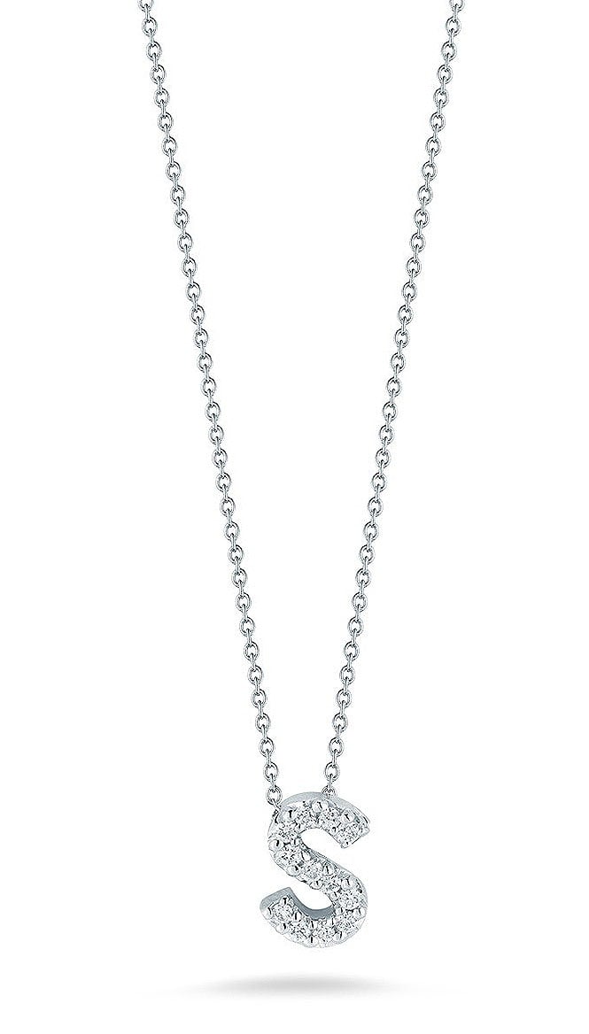 Roberto Coin "Tiny Treasures" Love Letter S in Diamonds
