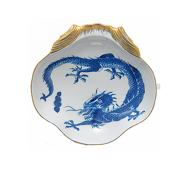 Blue Dragon Shell Dish