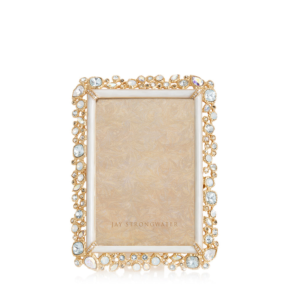 Emery Bejeweled 4" x 6" Frame - Baby Blue