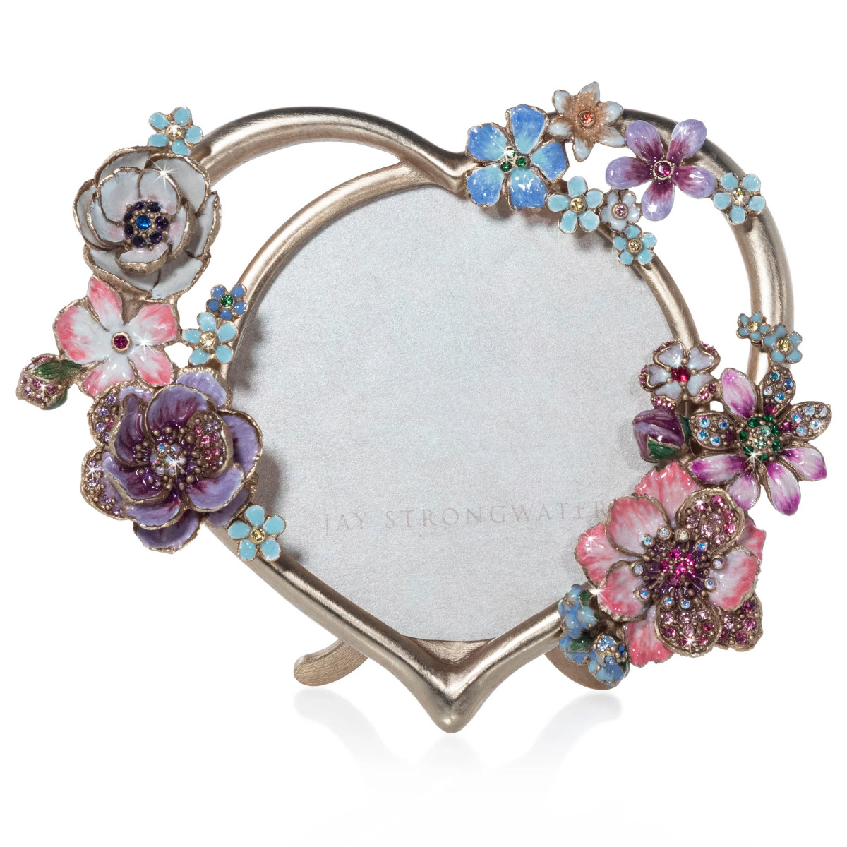 Prem 4" Round Heart Bouquet Frame - Flora 