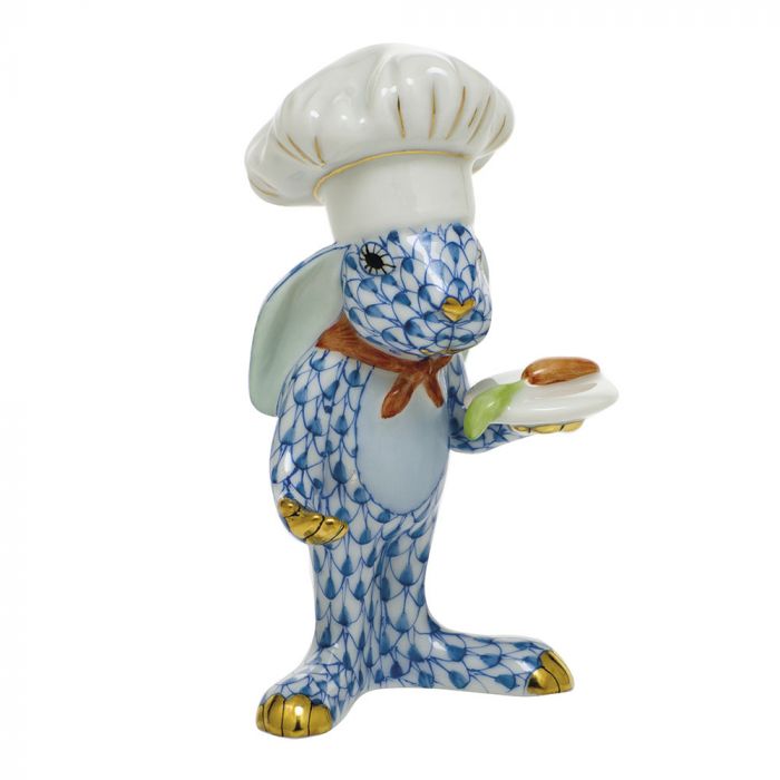 Herend Chef Bunny - Blue