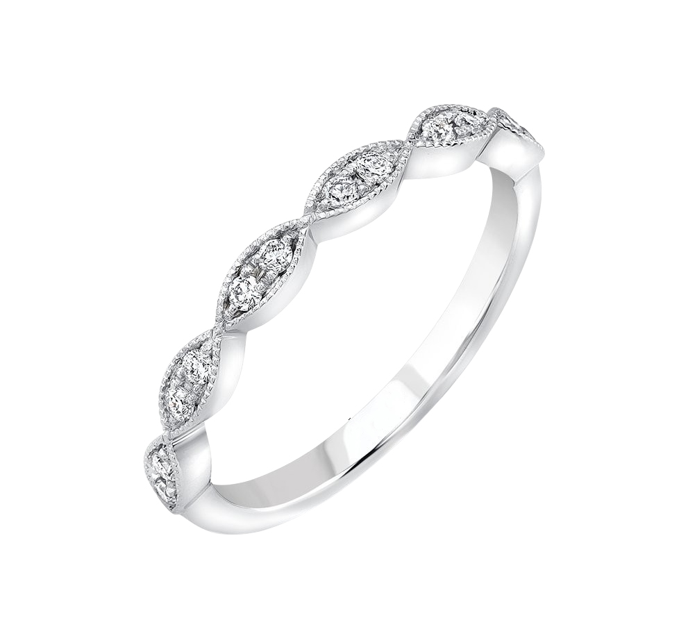 "Best of the Best" Diamond Wedding Band in 14K White Gold
