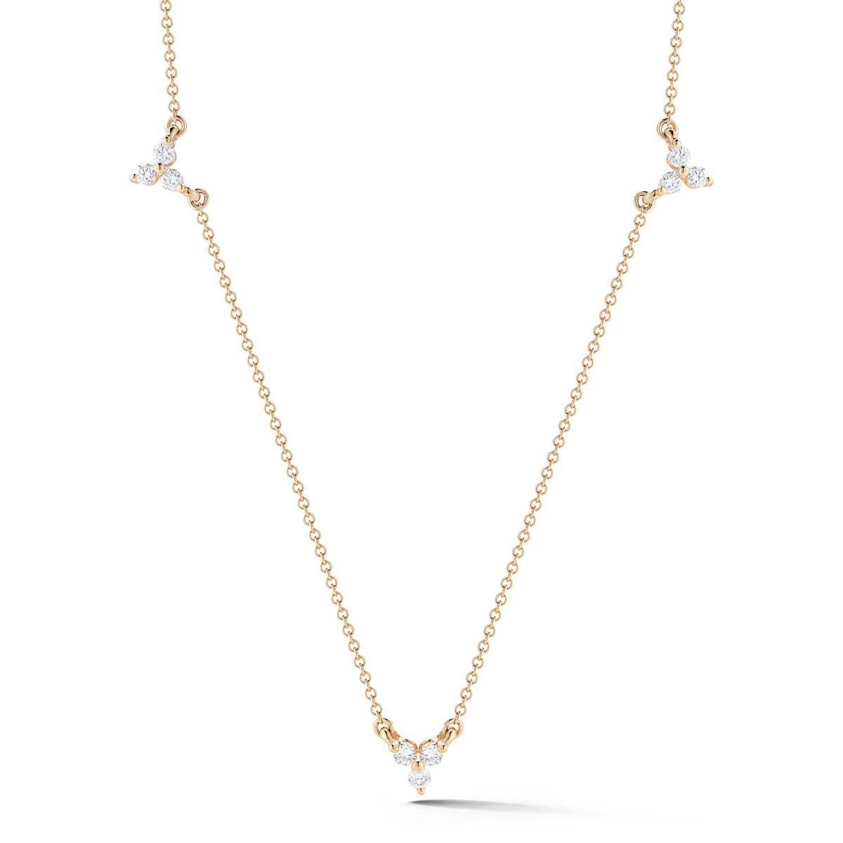 Diamond 14kt Yellow Gold Stevie Necklace 