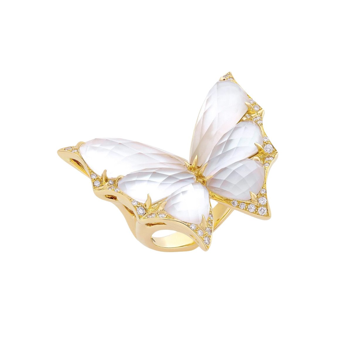 Stephen Webster "Fly By Night" Crystal Haze Large Cocktail Ring