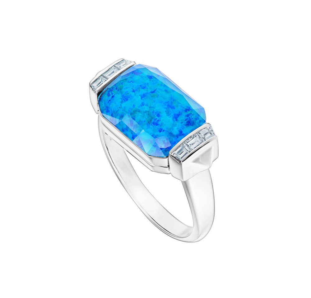 Stephen Webster  "CH₂" Mixed Crystal Haze Deco Slim Twister Ring