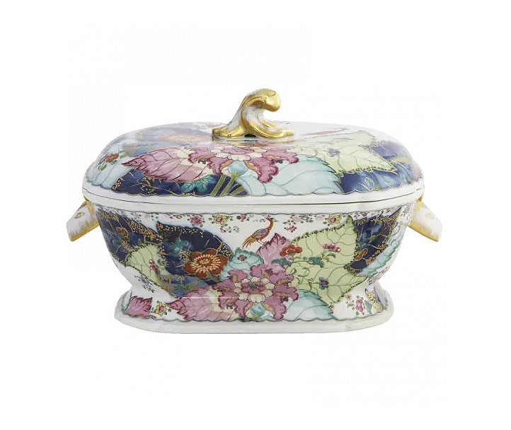 Mottahedeh Tobacco Leaf Tureen