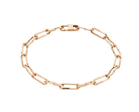 Gucci "Link to Love" 18kt Rose Gold Women's Link Bracelet