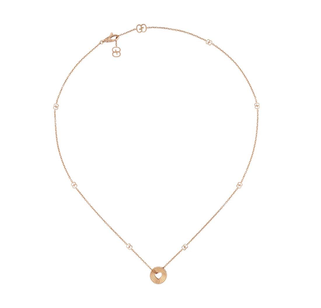 "Icon" 18kt Rose Gold Star Necklace