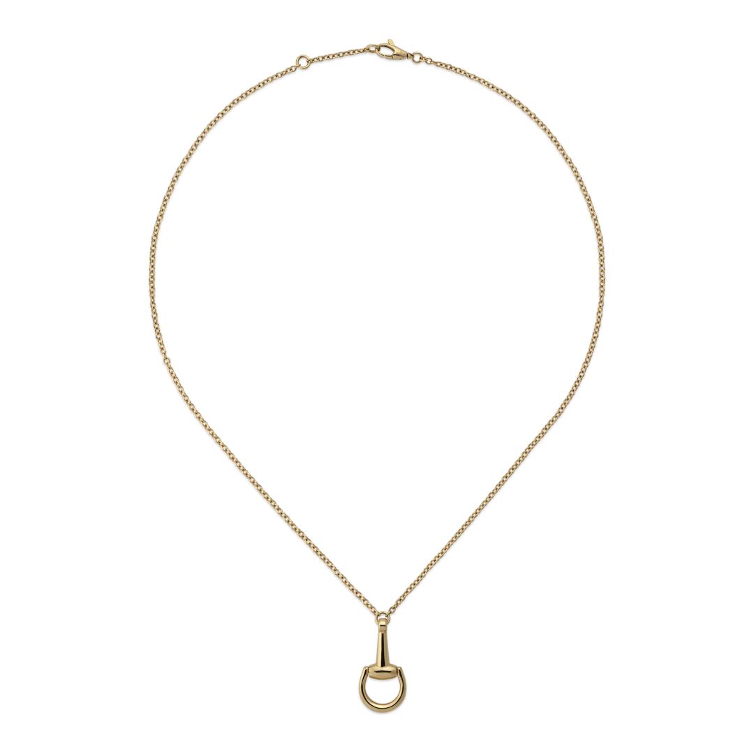 Gucci "Horsebit"  18kt Yellow Gold Chain Necklace 