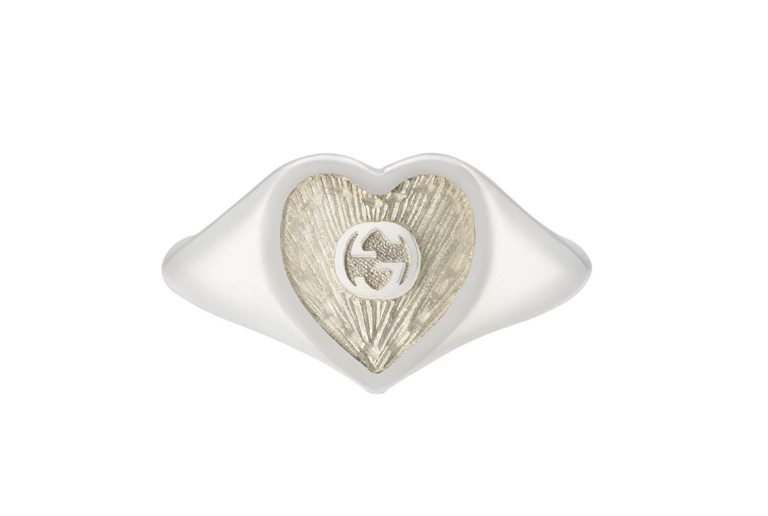 Gucci Heart Interlocking G Sterling Silver Ring (16)