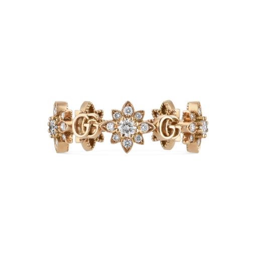 "Flora" 18kt Rose Gold Diamond Ring