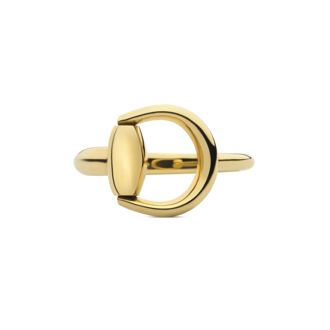 "Horsebit" 18kt Yellow Gold Ring (8)