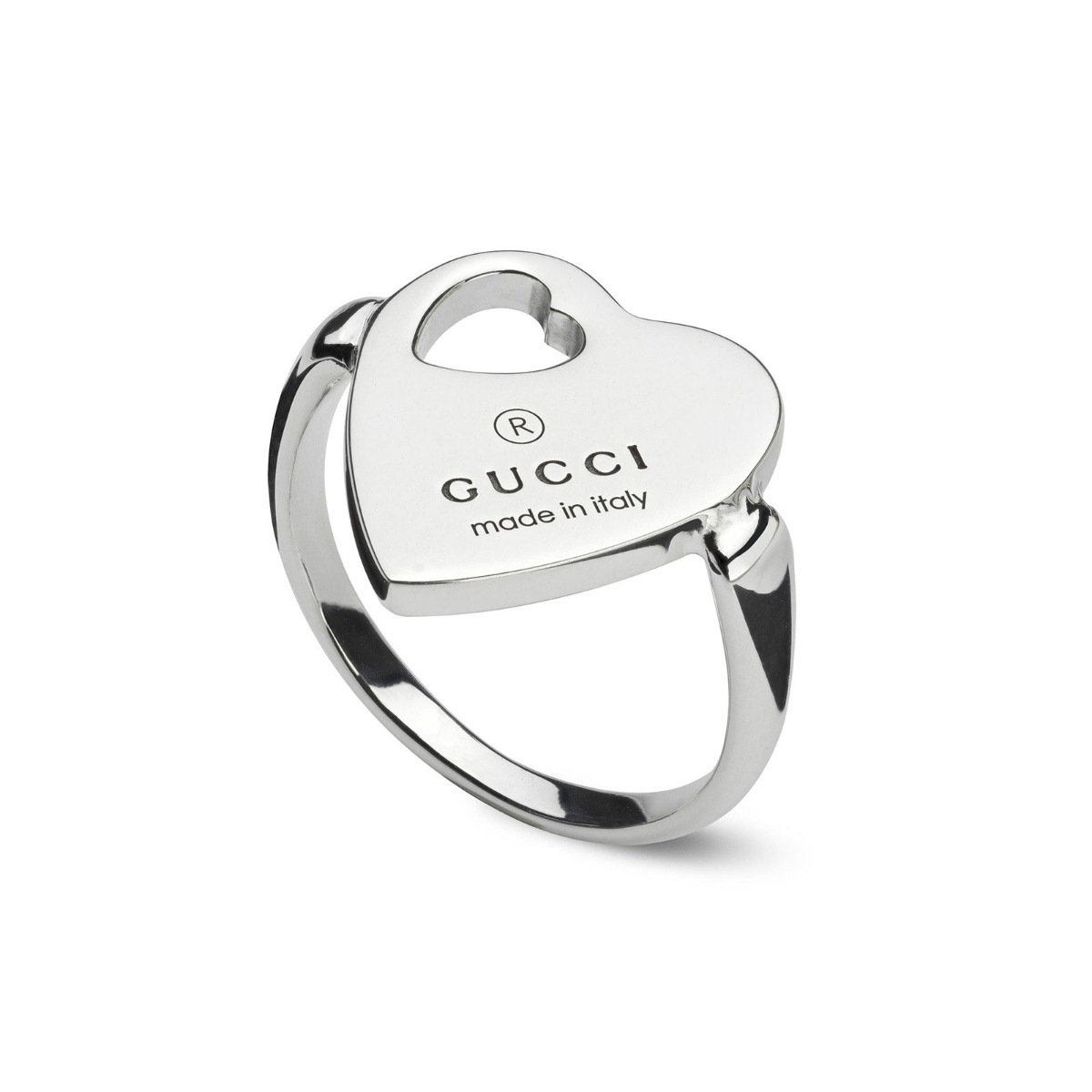 Sterling Silver Trademark Heart Ring