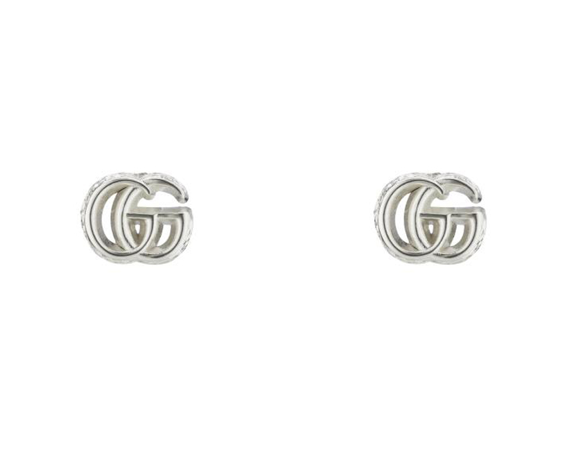 "GG Marmont" Double G Stud Earrings