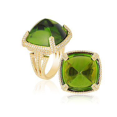 August Peridot Jewelry at Louis Anthony Jewelers