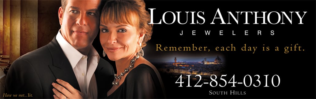 Louis Anthony Jewelers Billboard Feturing Lou and Veronica