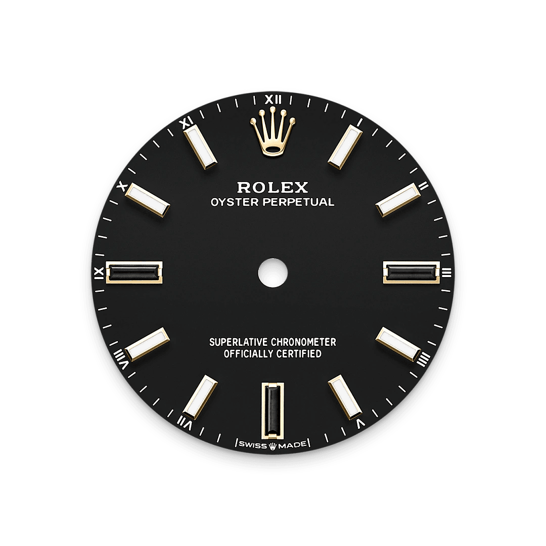 Black dial
