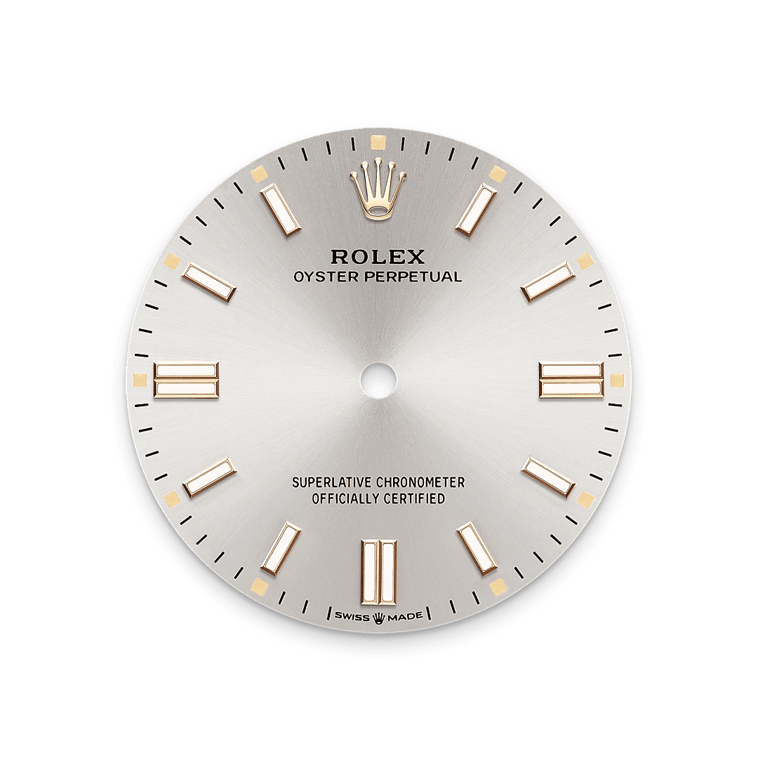 Silver dial