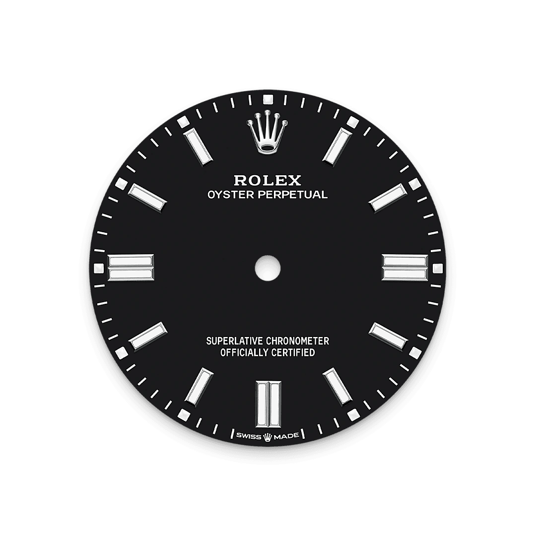 Black dial