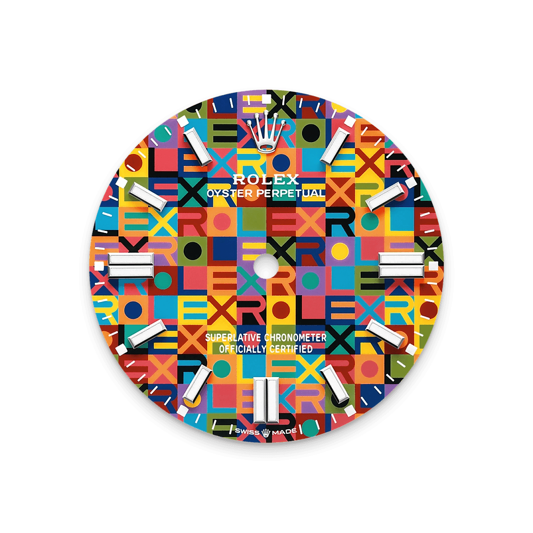 Multicoloured dial