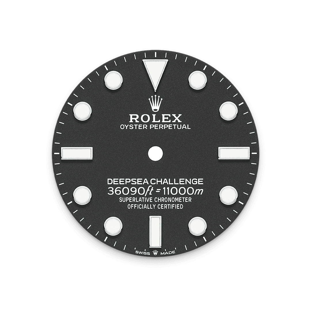 Intense black dial