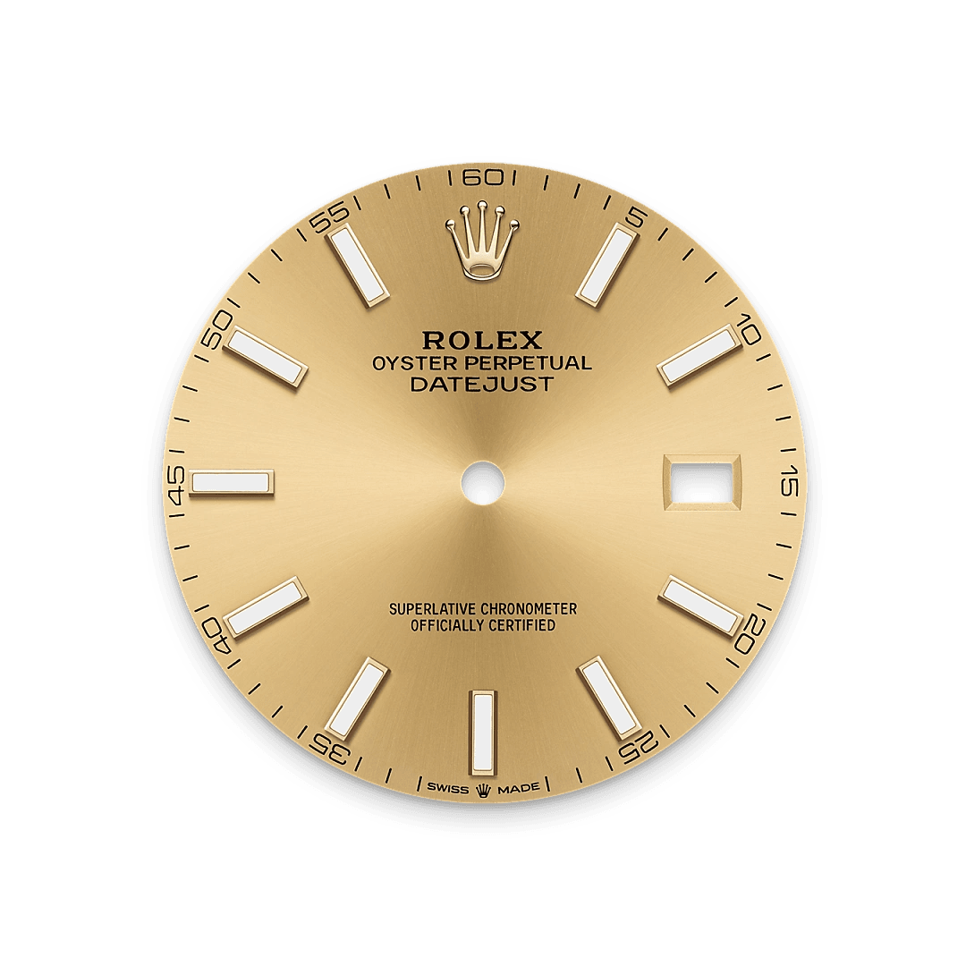 Champagne-colour dial