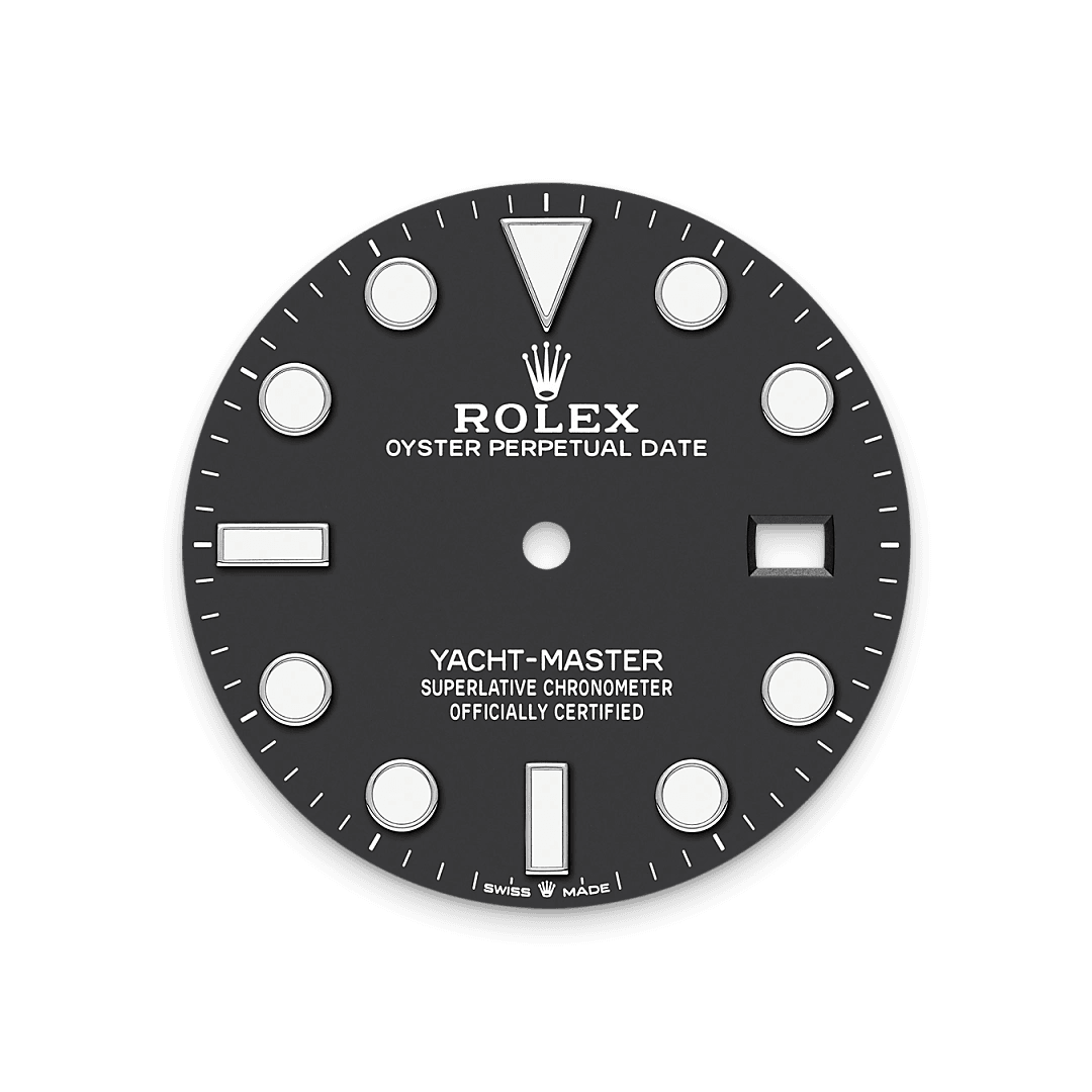 Intense black dial