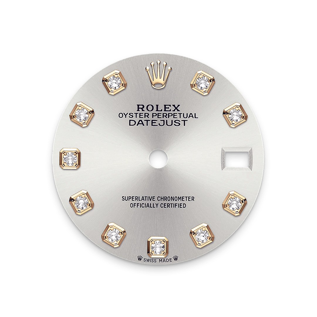Silver dial