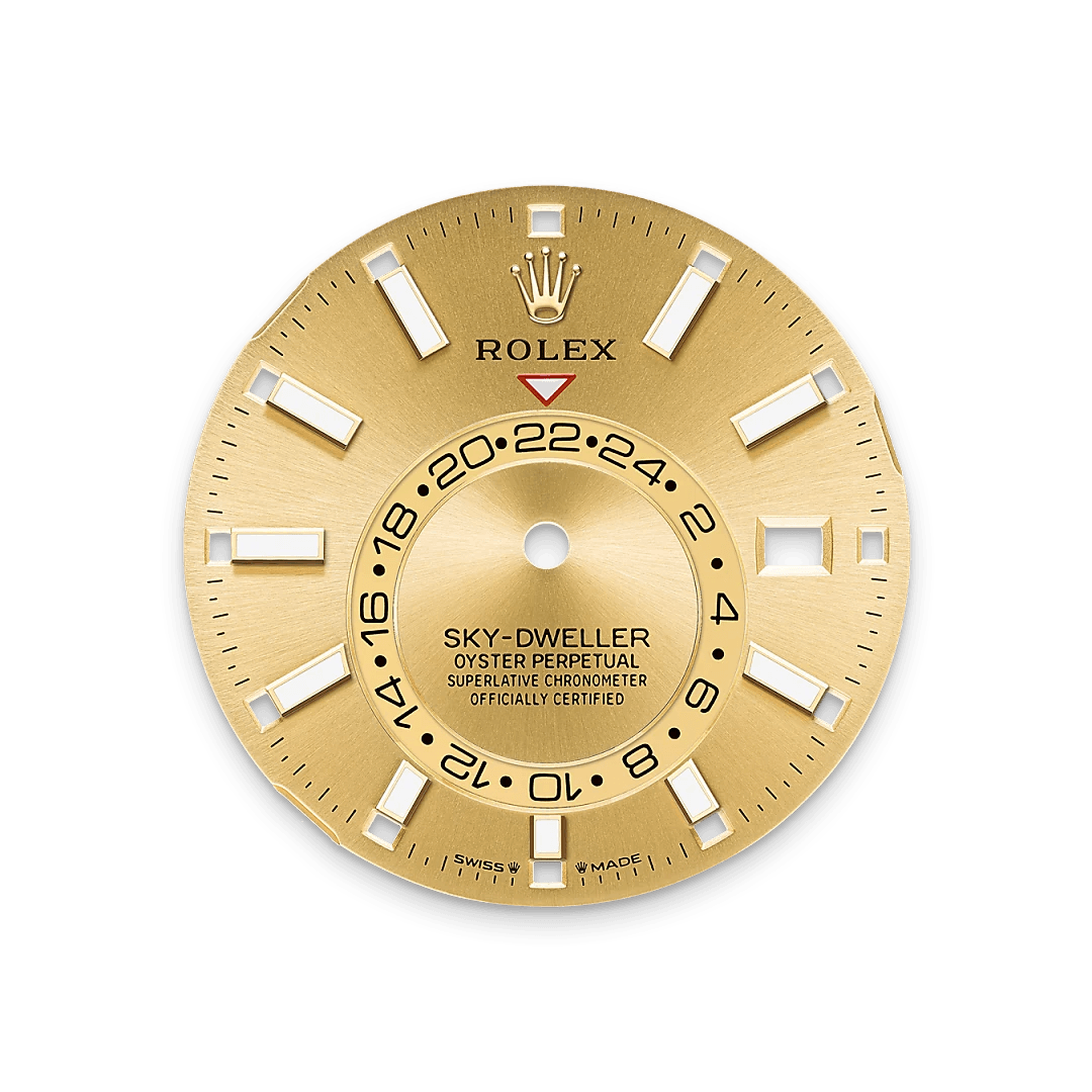 Champagne-colour dial