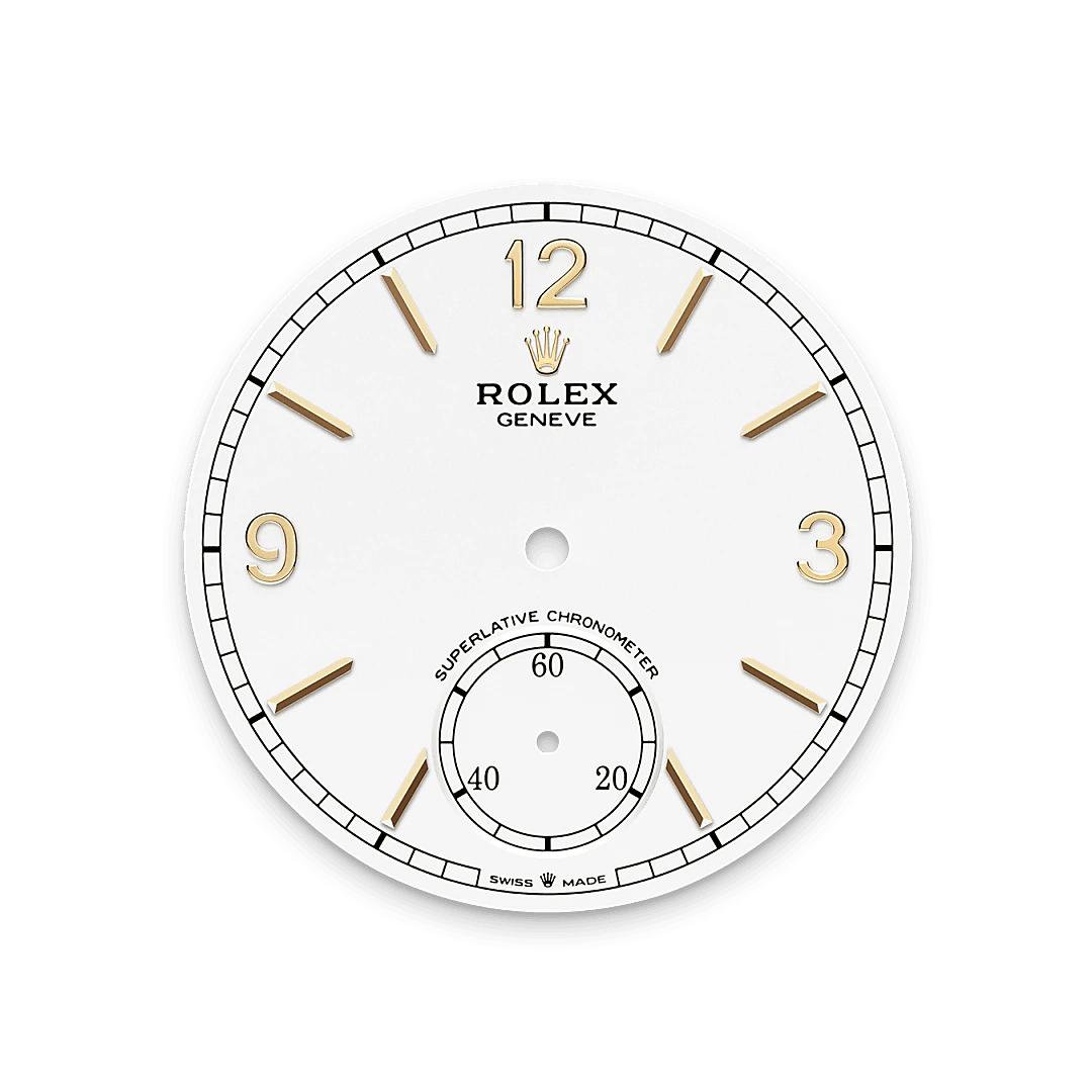 Intense white dial